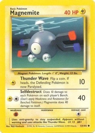 Magnemite 53/102 - Base Set - Poke-Collect
