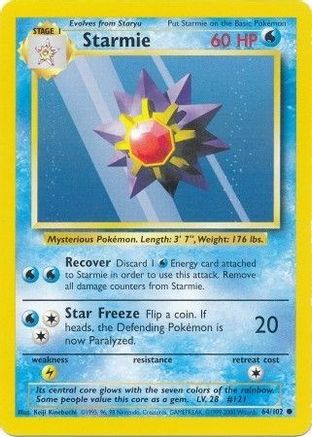 Starmie 64/102 - Base - Poke-Collect