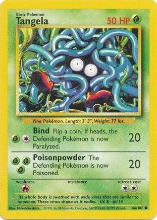 Tangela 66/102 - Base - Poke-Collect