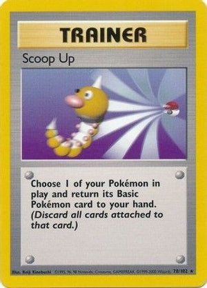 Scoop Up 78/102 - Base Set - Poke-Collect