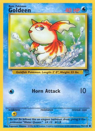 Goldeen 76/130 - Base Set 2 - Poke-Collect