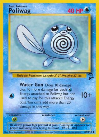 Poliwag 88/130 - Base Set 2 - Poke-Collect