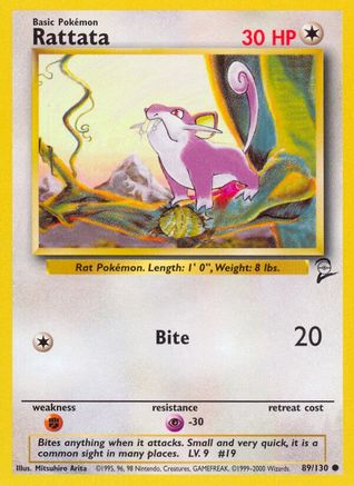 Rattata 89/130 - Base Set 2 - Poke-Collect