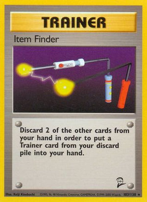Item Finder 103/130 - Base Set 2 - Poke-Collect
