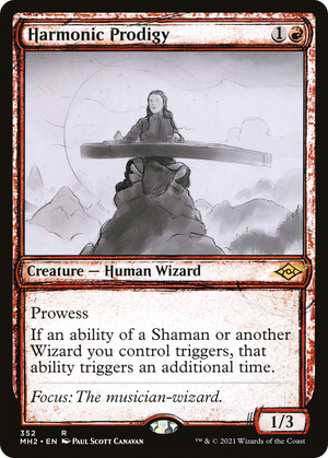 Harmonic Prodigy (MH2-352) - Modern Horizons 2: (Showcase) - Poke-Collect