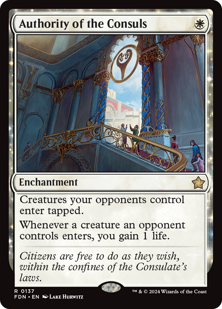 Authority of the Consuls (FDN-137) - Foundations Foil - Poke-Collect