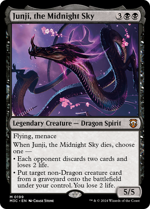 Junji, the Midnight Sky (M3C-199) - Modern Horizons 3 Commander - Poke-Collect