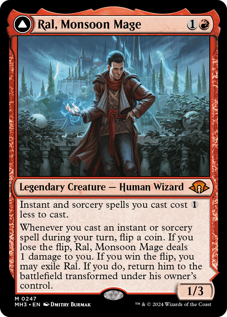 Ral, Monsoon Mage (MH3-247) - Modern Horizons 3 Foil - Poke-Collect