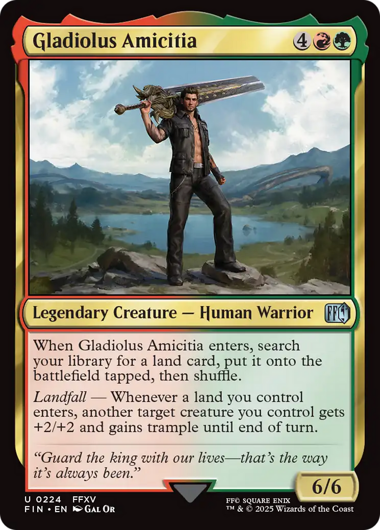 Gladiolus Amicitia (FIN-224) - FINAL FANTASY Foil - Poke-Collect
