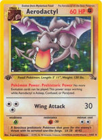 Aerodactyl (1) 1/62 - Fossil Unlimited Holofoil - Poke-Collect