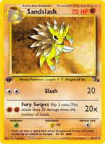 Sandslash 41/62 - Fossil Unlimited - Poke-Collect
