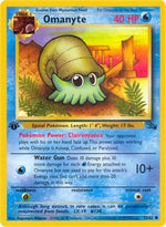 Omanyte 52/62 - Fossil 1st Edition - Poke-Collect