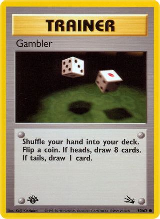 Gambler 60/62 - Fossil Unlimited - Poke-Collect