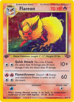 Flareon (3) 3/64 - Jungle 1st Edition Holofoil - Poke-Collect