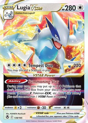 Lugia VSTAR 139/195 - SWSH12 Silver Tempest Holofoil - Poke-Collect