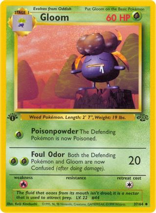 Gloom 37/64 - Jungle 1st Edition - Poke-Collect