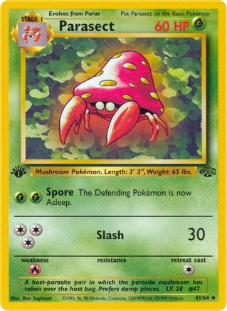 Parasect 41/64 - Jungle Unlimited - Poke-Collect