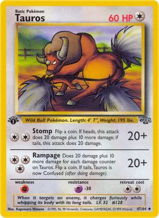 Tauros 47/64 - Jungle Unlimited - Poke-Collect