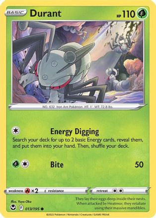 Durant 13/195 - SWSH12 Silver Tempest - Poke-Collect
