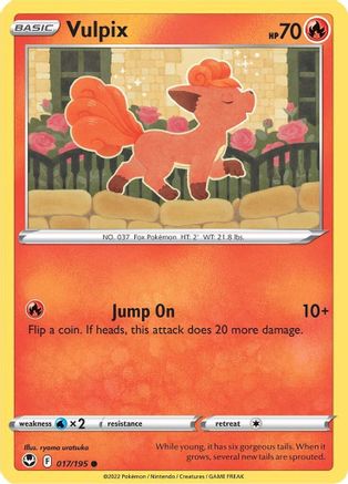 Vulpix 17/195 - Silver Tempest - Poke-Collect
