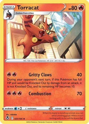 Torracat 31/195 - Silver Tempest - Poke-Collect