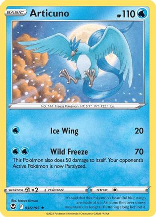 Articuno 36/195 - SWSH12 Silver Tempest Holofoil - Poke-Collect