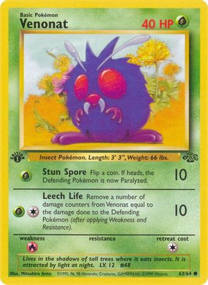 Venonat 63/64 - Jungle Unlimited - Poke-Collect