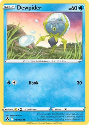Dewpider 47/195 - SWSH12 Silver Tempest - Poke-Collect