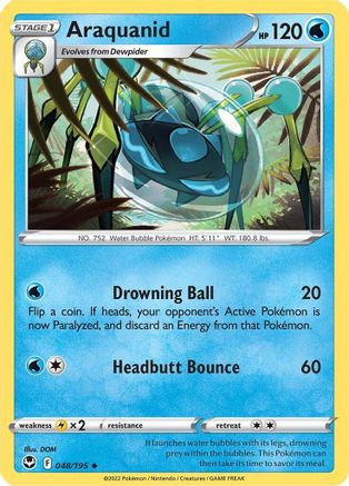 Araquanid 48/195 - SWSH12 Silver Tempest - Poke-Collect