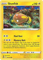 Stunfisk 55/195 - Silver Tempest Reverse Holofoil - Poke-Collect