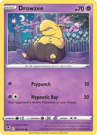 Drowzee 60/195 - SWSH12 Silver Tempest - Poke-Collect
