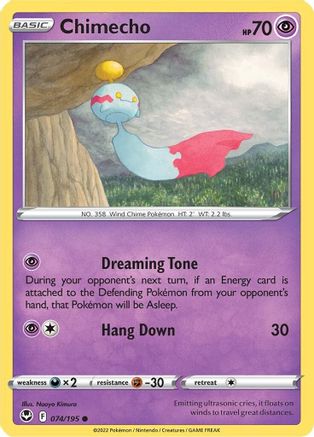 Chimecho 74/195 - SWSH12 Silver Tempest - Poke-Collect