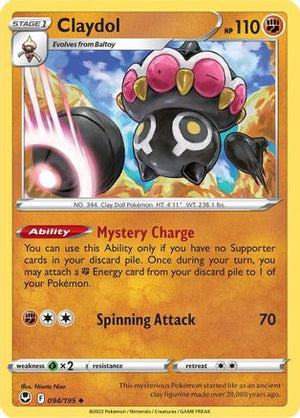 Claydol 94/195 - SWSH12 Silver Tempest - Poke-Collect