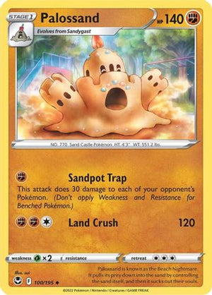 Palossand 100/195 - SWSH12 Silver Tempest - Poke-Collect