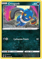 Croagunk 109/195 - SWSH12 Silver Tempest Reverse Holofoil - Poke-Collect