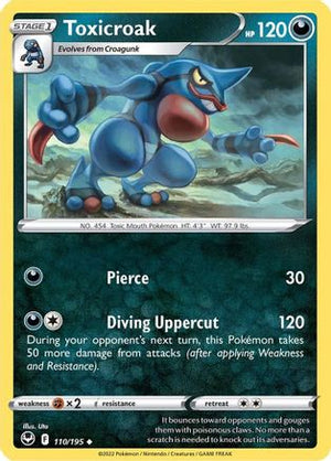 Toxicroak 110/195 - Silver Tempest - Poke-Collect
