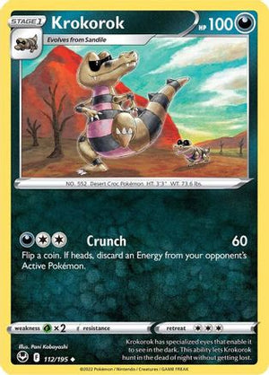 Krokorok 112/195 - SWSH12 Silver Tempest - Poke-Collect