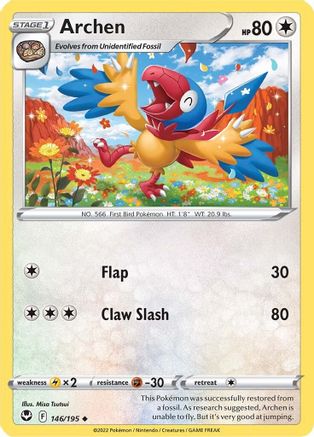 Archen 146/195 - SWSH12 Silver Tempest - Poke-Collect