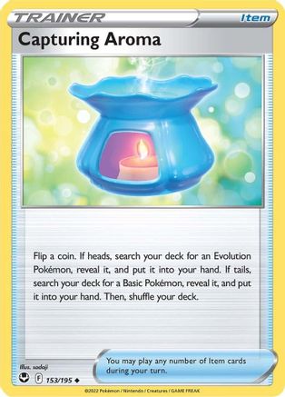 Capturing Aroma 153/195 - SWSH12 Silver Tempest Reverse Holofoil - Poke-Collect