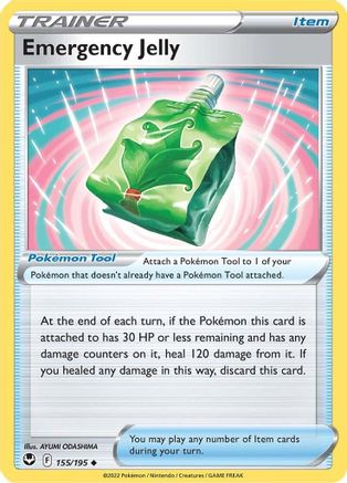 Emergency Jelly 155/195 - SWSH12 Silver Tempest Reverse Holofoil - Poke-Collect