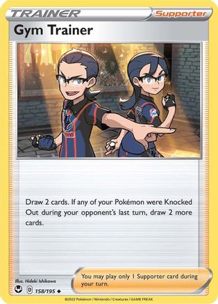 Gym Trainer 158/195 - SWSH12 Silver Tempest - Poke-Collect