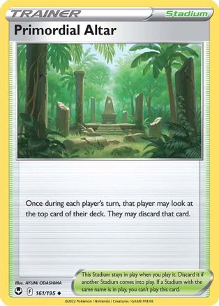 Primordial Altar 161/195 - SWSH12 Silver Tempest Reverse Holofoil - Poke-Collect