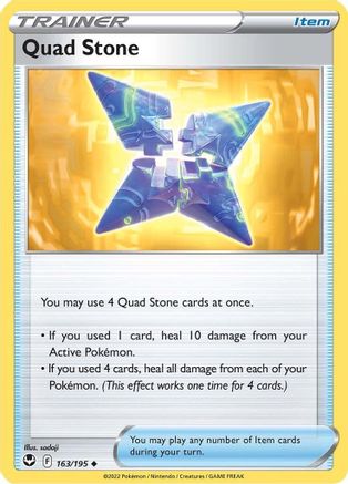 Quad Stone 163/195 - SWSH12 Silver Tempest - Poke-Collect