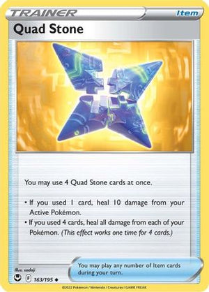 Quad Stone 163/195 - SWSH12 Silver Tempest Reverse Holofoil - Poke-Collect