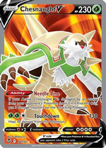 Chesnaught V (Full Art) 171/195 - SWSH12 Silver Tempest Holofoil - Poke-Collect