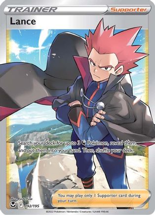 Lance (Full Art) 192/195 - SWSH12 Silver Tempest Holofoil - Poke-Collect