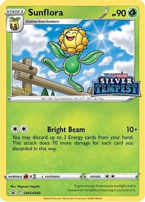 Sunflora - SWSH269 (Prerelease) [STAFF] SWSH269 - SWSH Sword & Shield Promo Cards Holofoil - Poke-Collect