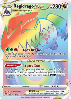 Regidrago VSTAR (Secret) 201/195 - SWSH12 Silver Tempest Holofoil - Poke-Collect