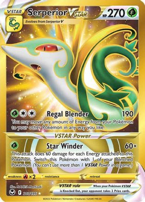 Serperior VSTAR (Secret) (210) 210/195 - SWSH12 Silver Tempest Holofoil - Poke-Collect