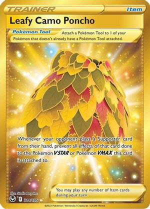 Leafy Camo Poncho (Secret) 214/195 - SWSH12 Silver Tempest Holofoil - Poke-Collect